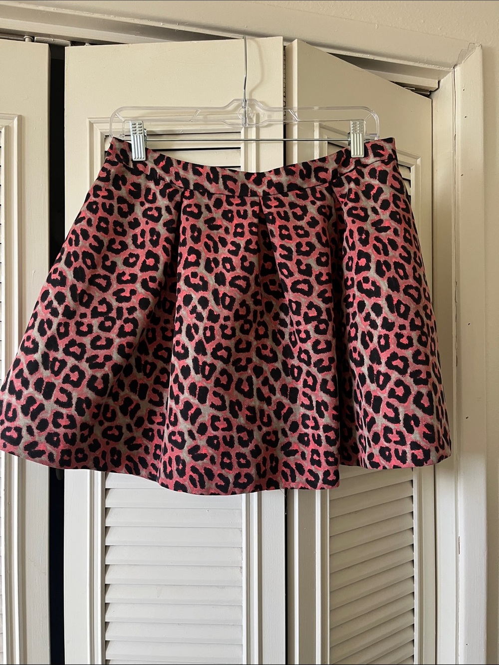 Forever 21 Pink Leopard Mini Skirt